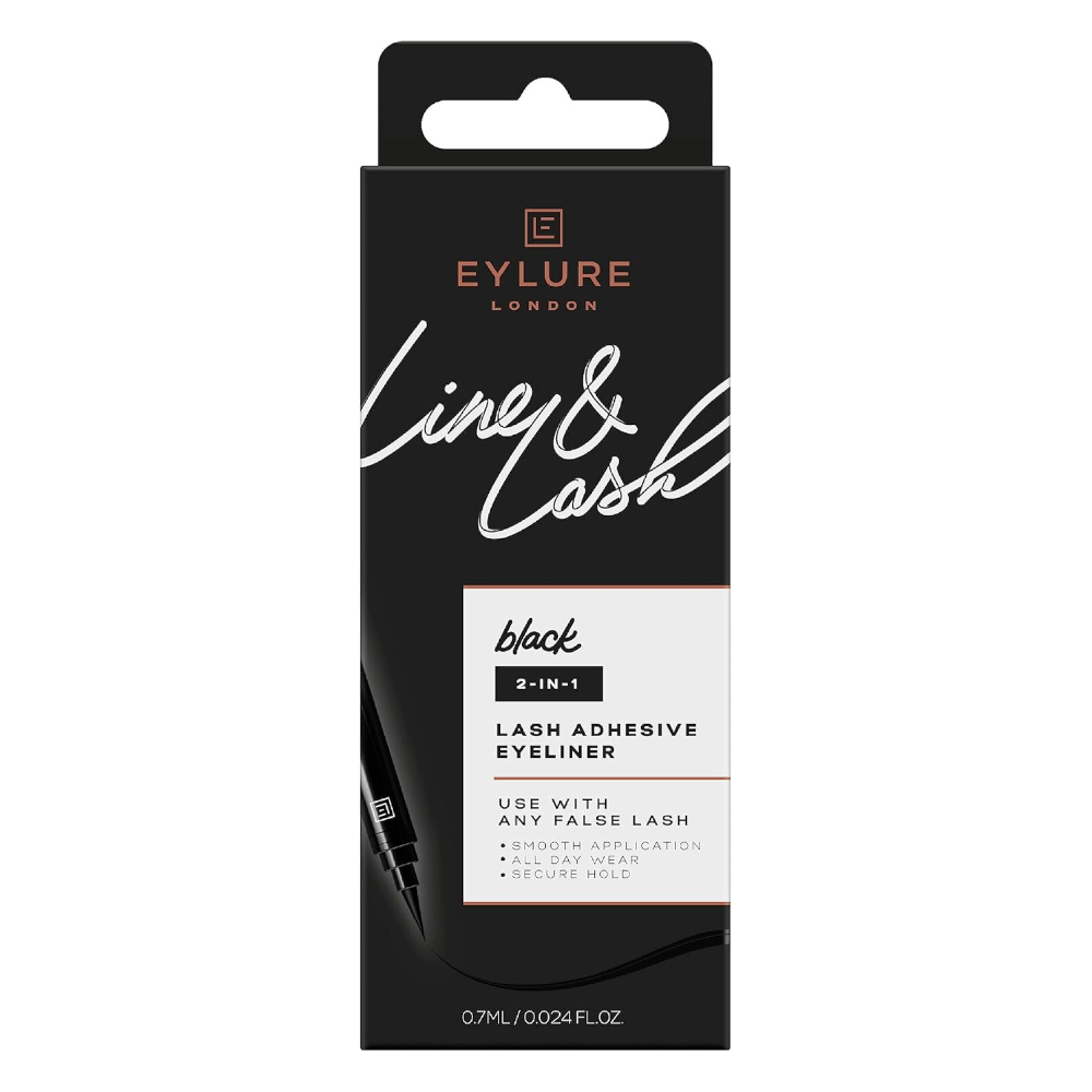 Eylure London 0.7Ml Line And Lash Adhesive Eyeliner Black