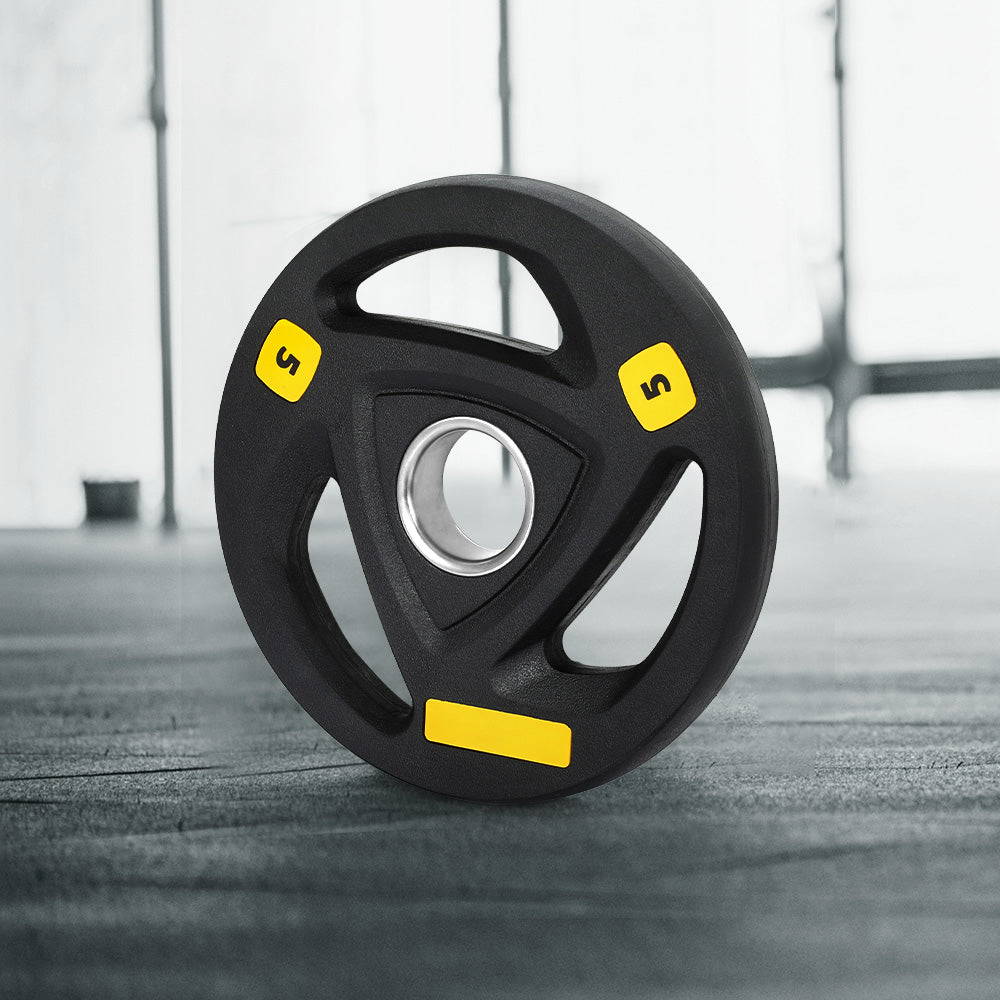 Everfit Weight Plates Standard 5Kg Dumbbells Barbells Lifting Home