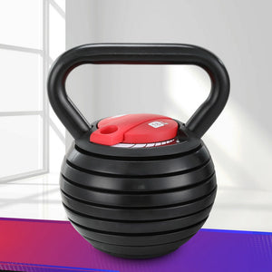 Everfit 18Kg Kettlebell Set Portable Bell Weight Dumbbells 10Lbs 40Lbs