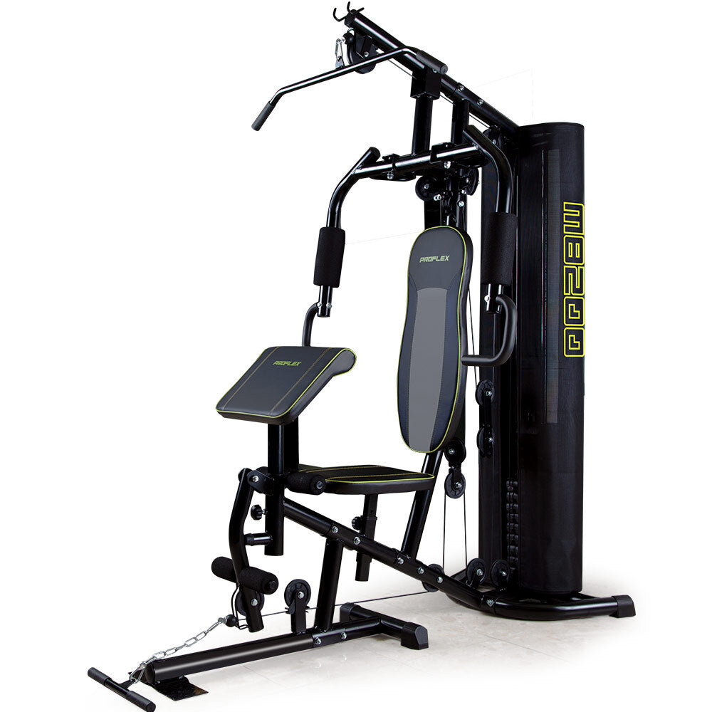 Proflex Multi Station Home Gym With 98Lbs Plates M8200