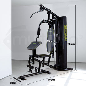 Proflex Multi Station Home Gym With 98Lbs Plates M8200