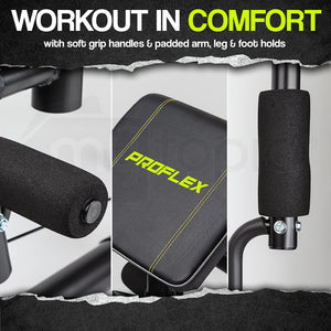 Proflex Multi Station Home Gym With 98Lbs Plates M8200