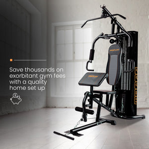 Proflex Multi Station Home Gym Set With 98Lbs Weight Plates M8000