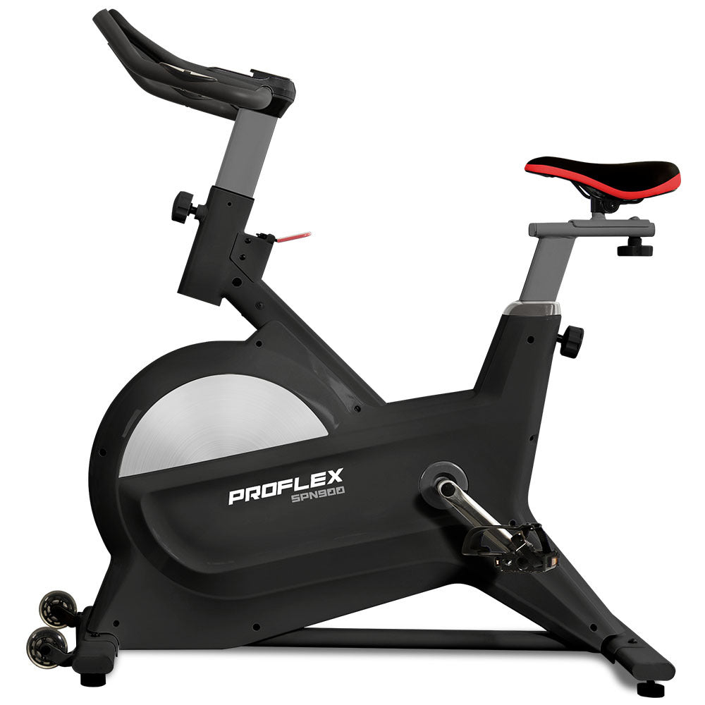 Proflex Magnetic Resistance Spin Exercise Bike For Home Gym Studio Cardio Fitness Black