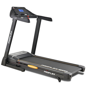 Proflex Trx4 Electric Treadmill Medium Size Foldable Suspension Bluetooth Usb/Mp3 Pulse Sensors Fitness Tracker