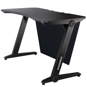 Overdrive Gaming Pc Desk Carbon Fiber Style Black