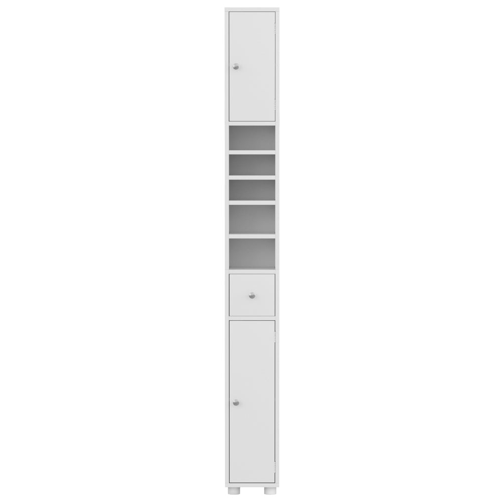 Artiss Bathroom Storage Cabinet 180Cm Tall Slim Floor Cupboard Toilet Narrow Linen Tower