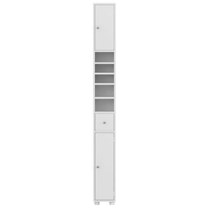 Artiss Bathroom Storage Cabinet 180Cm Tall Slim Floor Cupboard Toilet Narrow Linen Tower