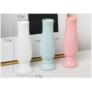Flower Vase Light Green Small Nordic Style Pot Garden Decor Vases