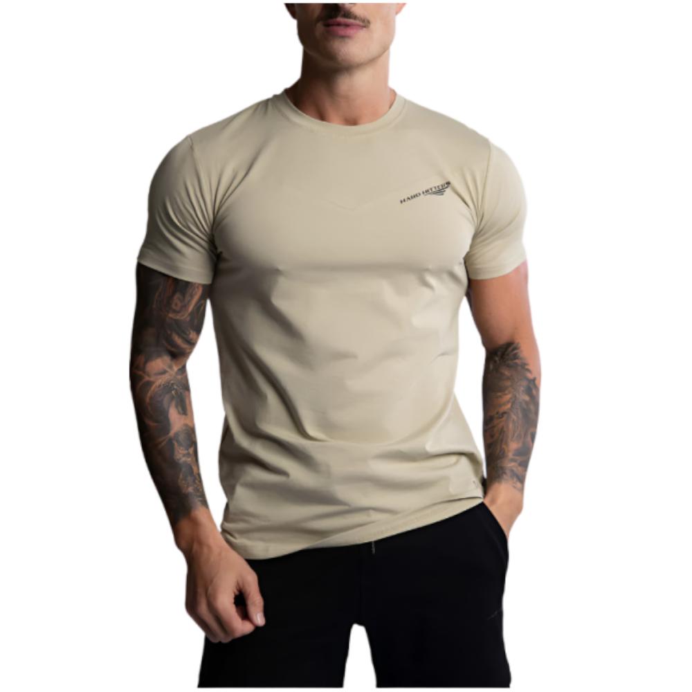 Hard Hitters Slim Fit Cotton Tee Sage