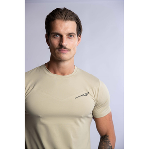 Hard Hitters Slim Fit Cotton Tee Sage