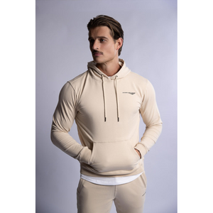 Hard Hitters Slim Fit Terry Hoodie Beige