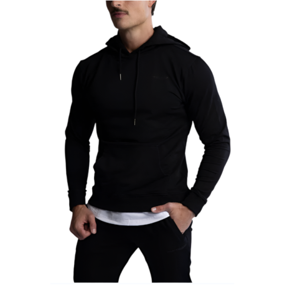 Hard Hitters Slim Fit Terry Hoodie Black