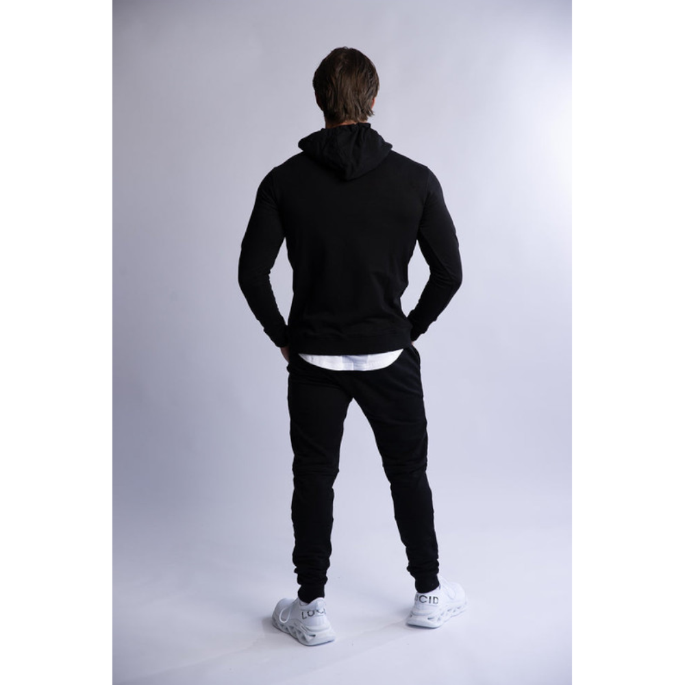 Hard Hitters Slim Fit Terry Hoodie Black