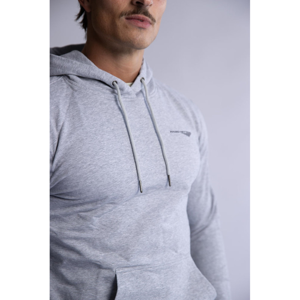 Hard Hitters Slim Fit Terry Hoodie Grey