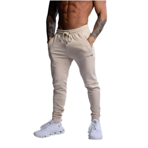 Hard Hitters Slim Fit Terry Joggers Beige