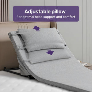 Equipmed Electric Bed Backrest And Leg Adjustment German Engineered Power Lifting With Remote Control Grey