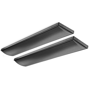 Bio-Design Electric Outdoor Strip Heater Patio Radiant Ceiling Wall Mounted 2 X 2400W