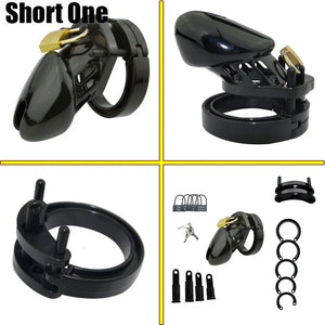 Plastic Male Chastity Locking Cock Cage Bondage Kink Fetish Restraints