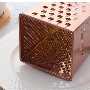 Rose Gold Stainless Steel Multi Slicer For Kitchen Tools And Gadgets