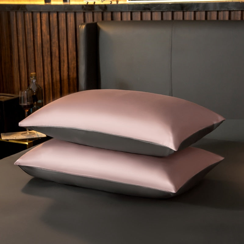 Duvet Comforter Set Uk King Pink Deep Grey Egyptian Cotton Thick Blanket Bedspread