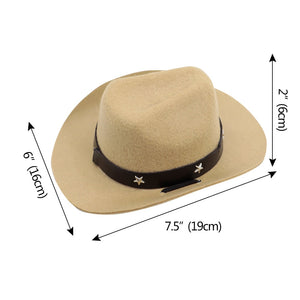 Small Medium Dogs Adjustable Cute Cowboy Pet Hat