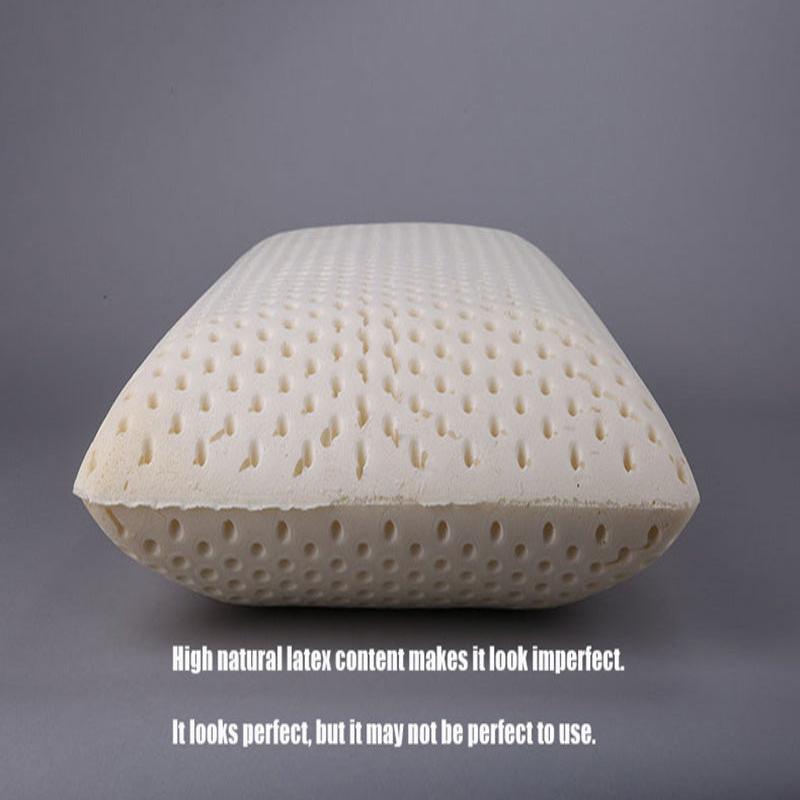 Orthopedic Pillows Beige For Neck Pain Relief Comfortable Breathable 60X40x14cm
