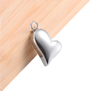 Veile Studios Heart Keepsake Stainless Steel Urn Necklace Pendant For Pet Ashes And Accessories