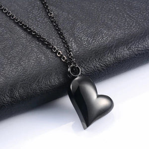 Veile Studios Heart Keepsake Stainless Steel Urn Necklace Pendant For Pet Ashes And Accessories