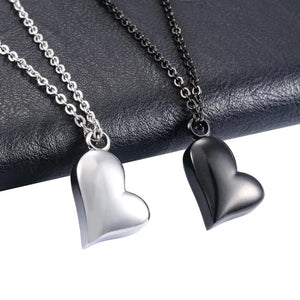 Veile Studios Heart Keepsake Stainless Steel Urn Necklace Pendant For Pet Ashes And Accessories