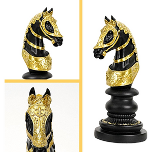 Figurine Chess Piece Knight Resin Living Room Desktop Decoration Gifts