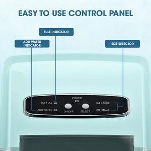 Polycool 2L Ice Cube Maker Machine Automatic With Control Panel Green