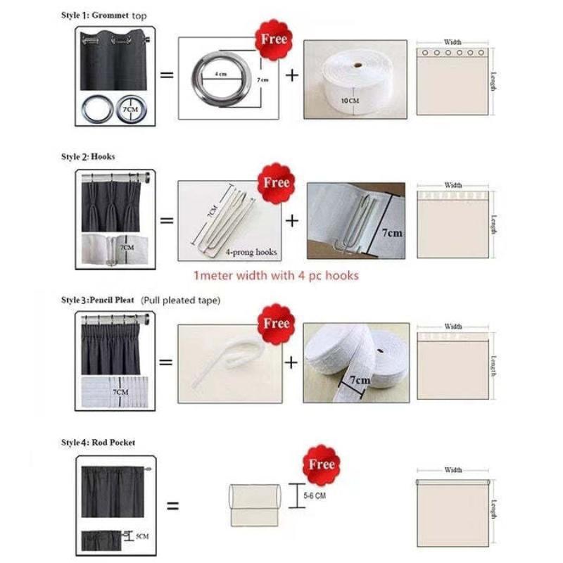 Curtain White 300 Centimetre X 250 Sheer Transparent Line