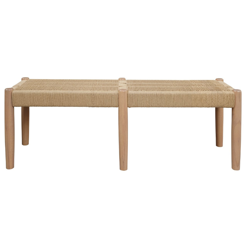 Kelly Loom Oak Bench (Natural)