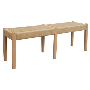 Kelly Loom Oak Bench (Natural)