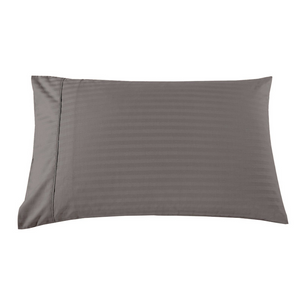 1200 Thread Count 100% Egyptian Cotton Sheet Set Stripe Hotel Grade Double Size Charcoal