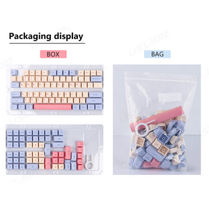 Keycap Keyboard White Notes Theme 125 Anime Keys Mechanical Keycaps For Keyboards