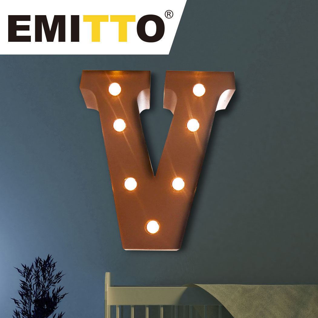 Led Metal Letter Lights Free Standing Decorative Alphabet Lighting