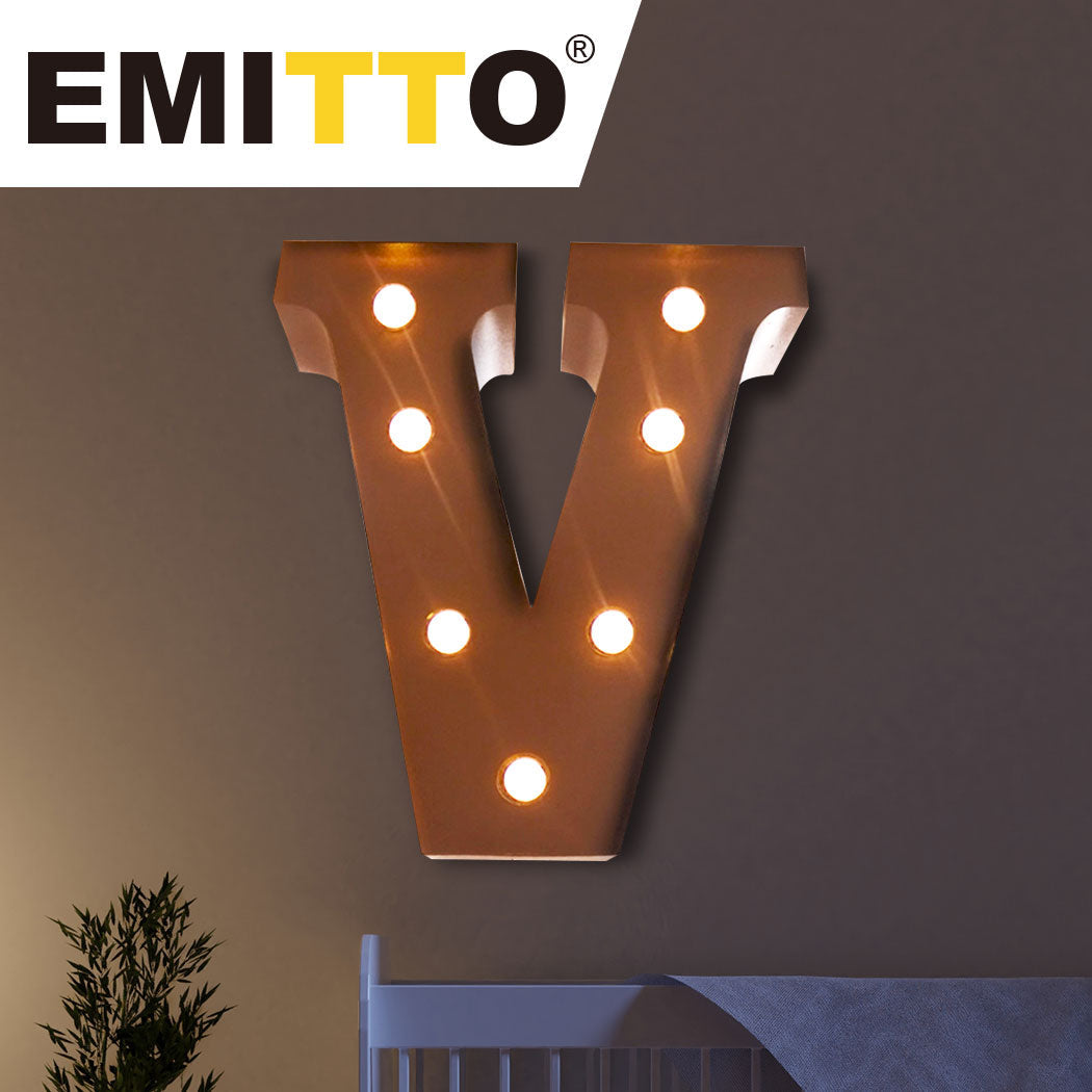 Led Metal Letter Lights Free Standing Decorative Alphabet Lighting