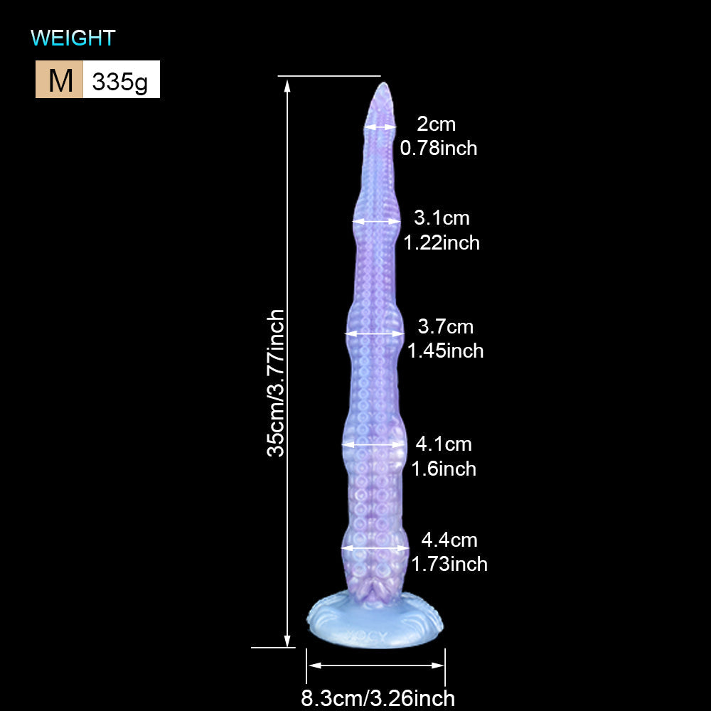 House Of Dasein Pastel Purple Sea Jade Long Tentacle Silicone Dildo