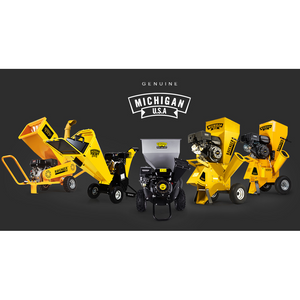 Michigan 18Hp Wood Chipper Garden Shredder Mulcher Tree Petrol Commercial Branch