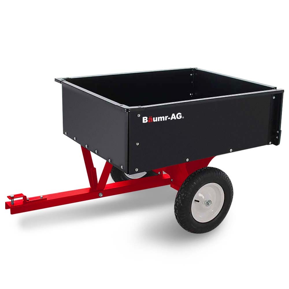 Baumr Ag Baumr-Ag 270Kg Capacity Metal Dump Cart For Ride On Mower