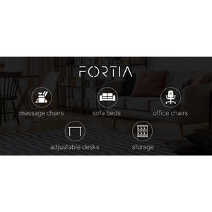 Fortia Electric Full Body Gravity Massage Recliner Chair With Heat And Bluetooth Black/Blue