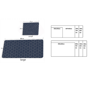 Mouse Pad Blue Gray 1000X500x3mm Minimalist Desk Gaming Laptop