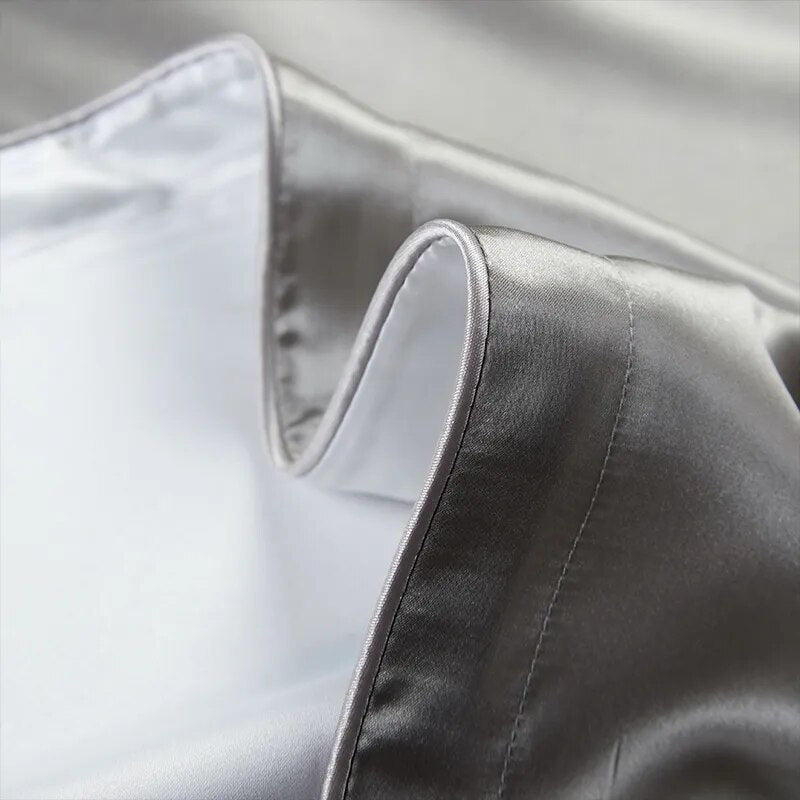 Pillowcase 50X90cm Teal Pure Silk For Comfortable