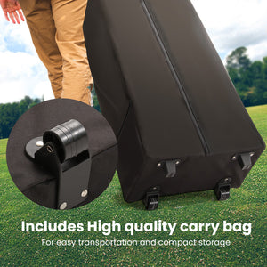 Red Track Accessory Pack For 6X3m Blue Gazebo Includes Walls Wheeled Carry Bag Rechargeable Usb Lamp