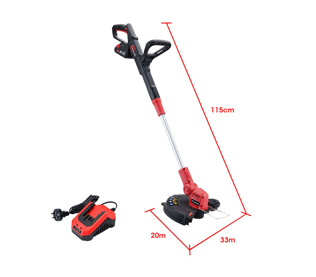 Baumr Ag Baumr-Ag Lt3 20V Sync Cordless Line Trimmer Whipper Snipper With Battery And Charger Kit