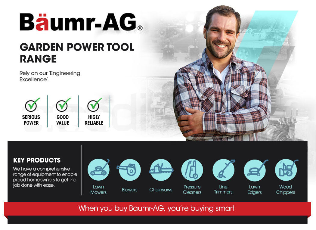 Baumr Ag Baumr-Ag Lt3 20V Sync Cordless Line Trimmer Whipper Snipper With Battery And Charger Kit