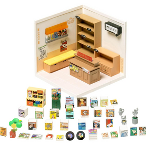 Robotime Diy Miniature Dollhouse Kits Super Store Fascinating Book Dw004