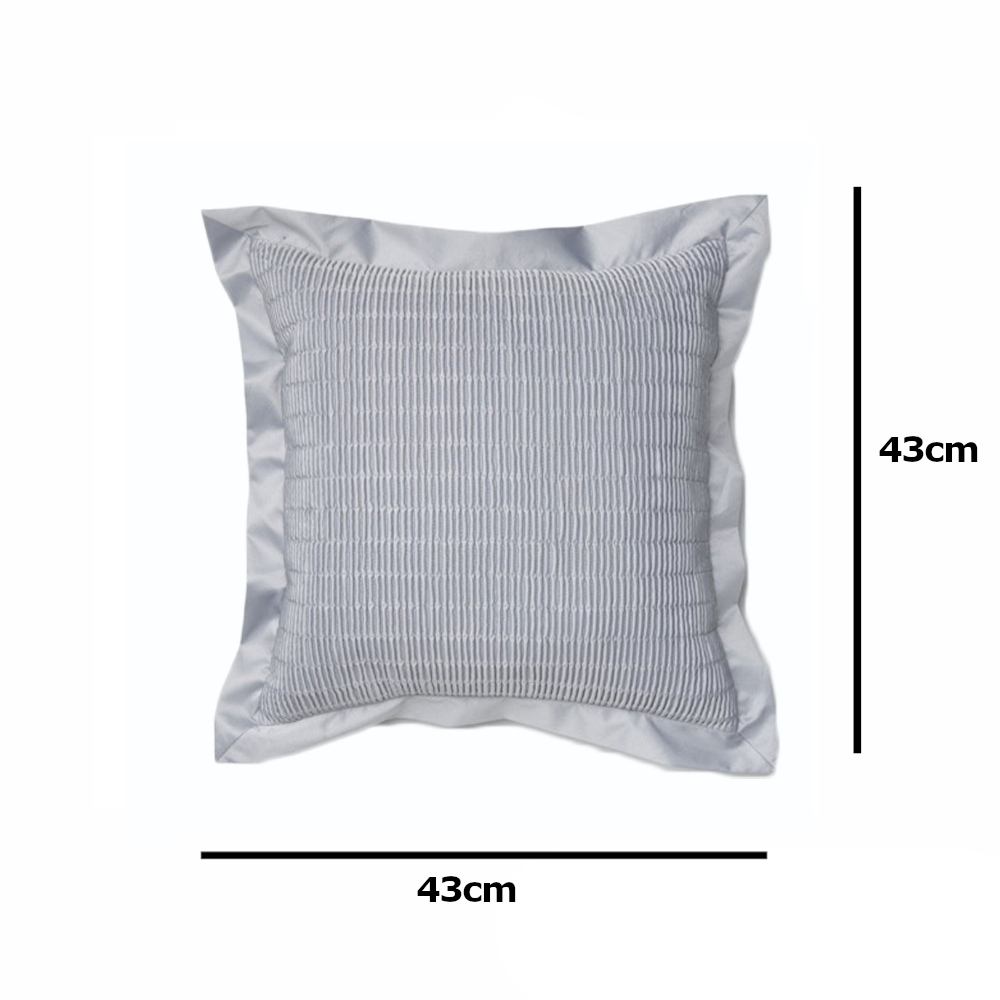 Rapee Morocco Quilted Filled Cushion Silver